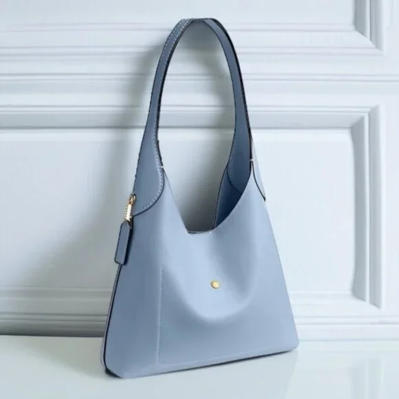 AUTHENTIC COACH LARGE BROOKLYN 39 IN BLUEBELL HOBO HANDBAG - Picture 3 of 8